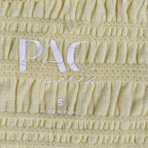 PacSun Pac Cares Womens Crop Top Size S Yellow - Picture 3 of 6